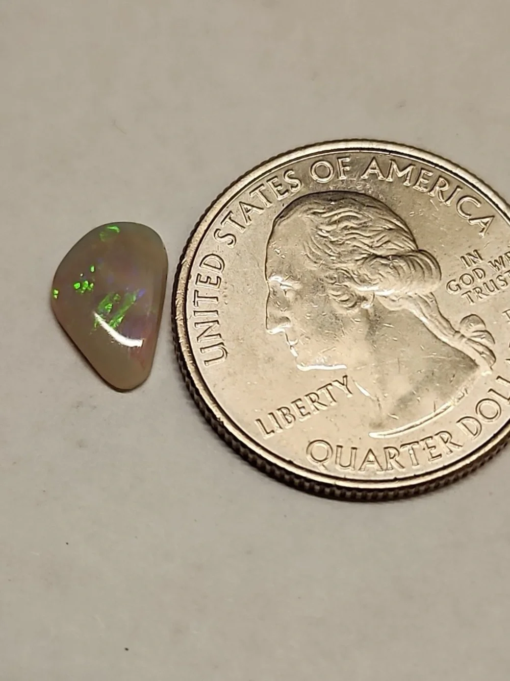 1.2 Carat Australian Opal Cabochon Loose Gem 11x7x2mm
